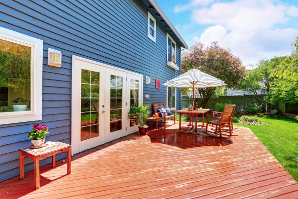 Blue Siding Installation in Galveston