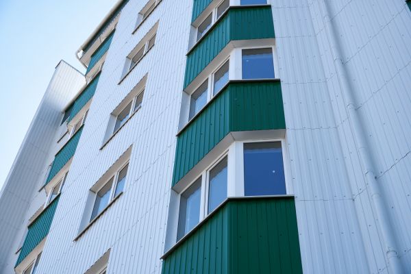 Corrugated Metal Siding Repair in Galveston